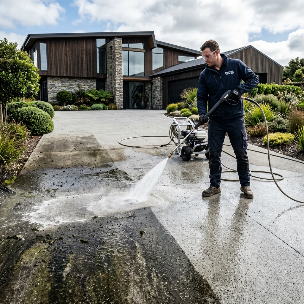 Pressure washing service