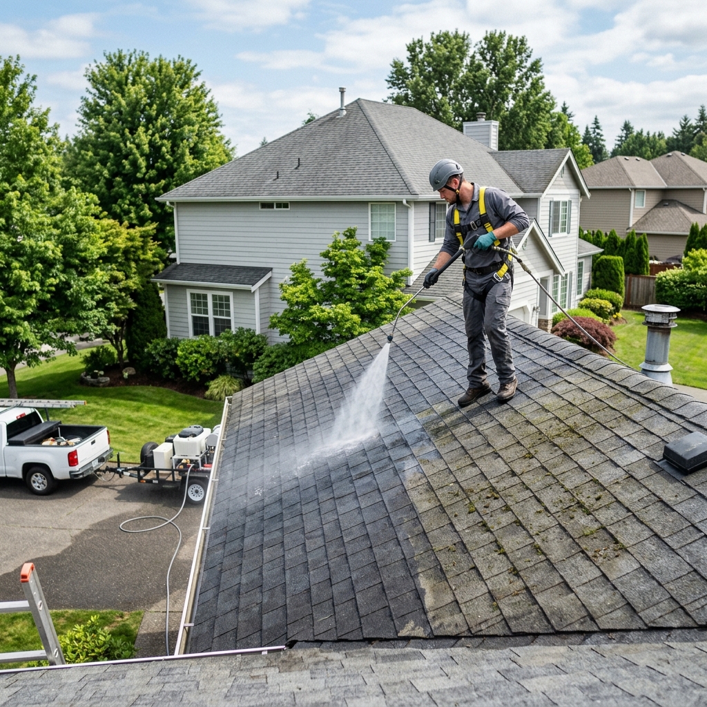 Roof Washing